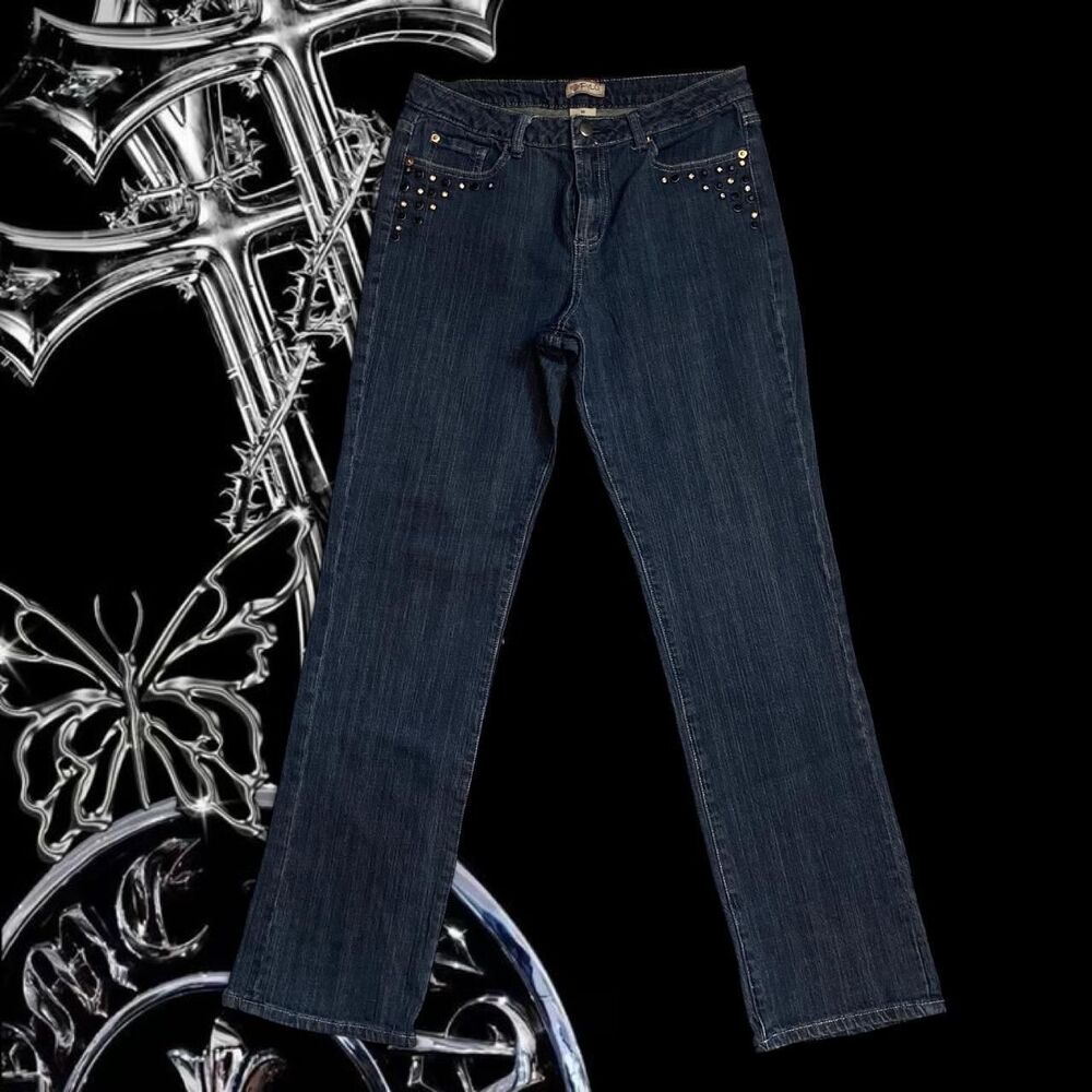 Unbranded Women's Navy and Blue Jeans